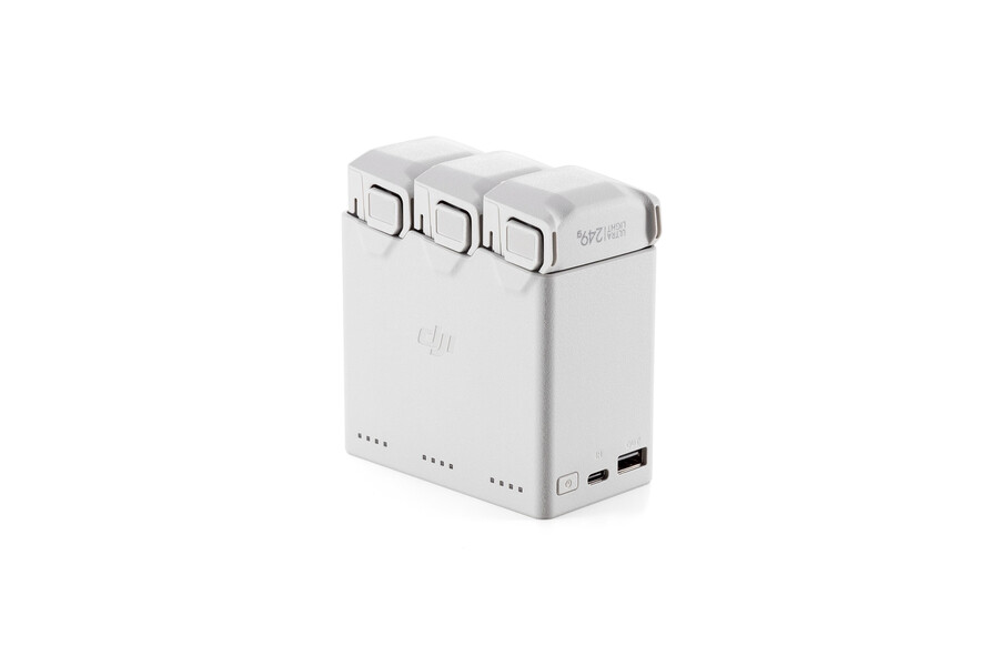 station de recharge bidirectionnelle gamme dji mini 4 promini 3