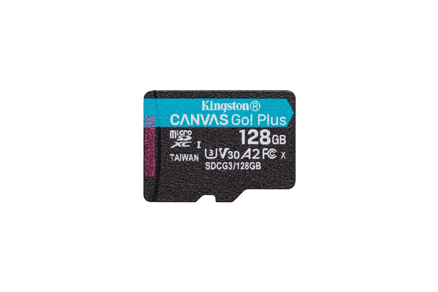kingston canvas go carte microsd plus 128 go