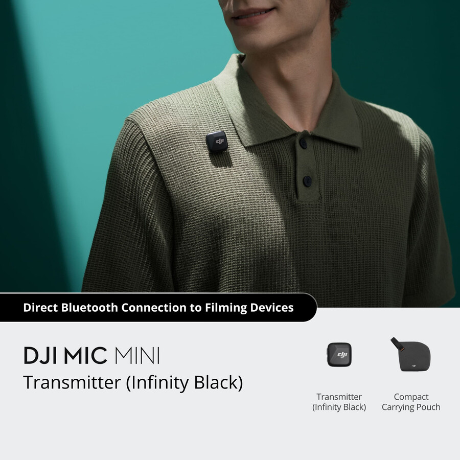 Émetteur dji mic mini noir absolu