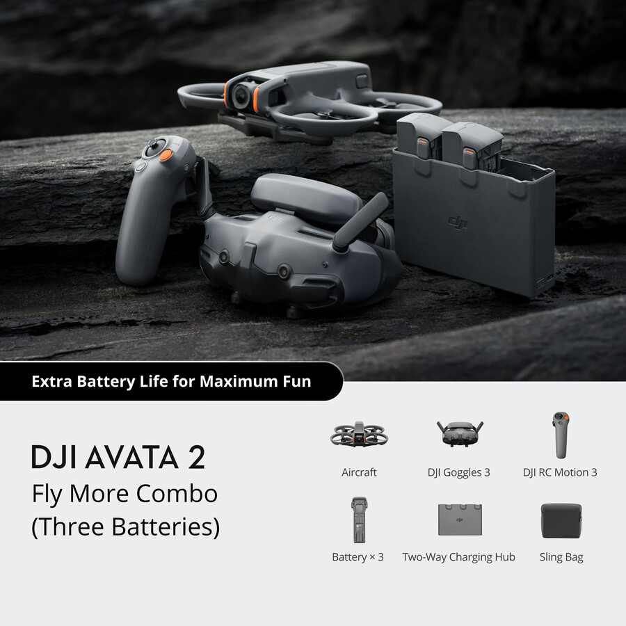 bundle fly more dji avata 2 trois batteries
