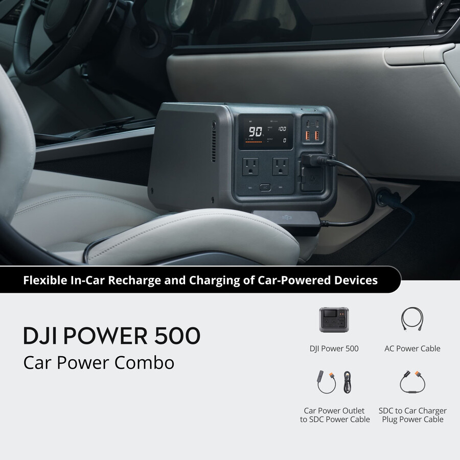 bundle alimentation automobile dji power 500