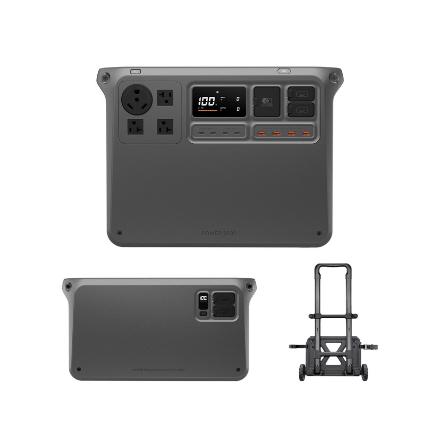 dji power 2000 portable power station 4096wh combo