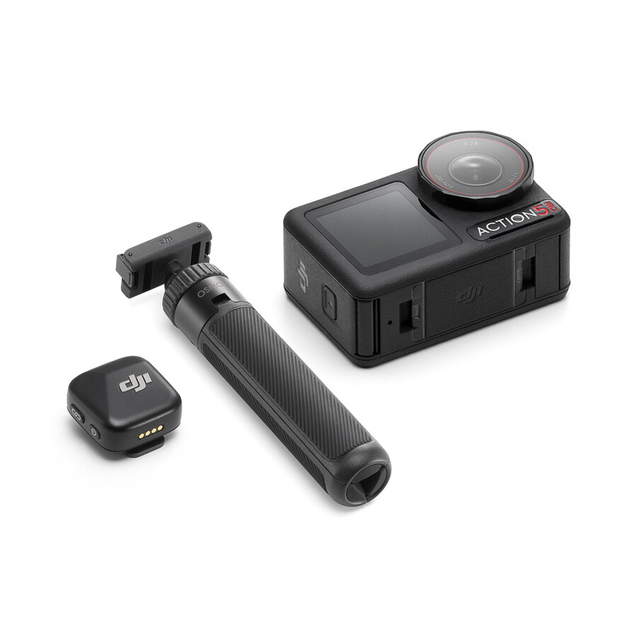 osmo action 5 pro combo vlog dji mic mini mini manico telescopico