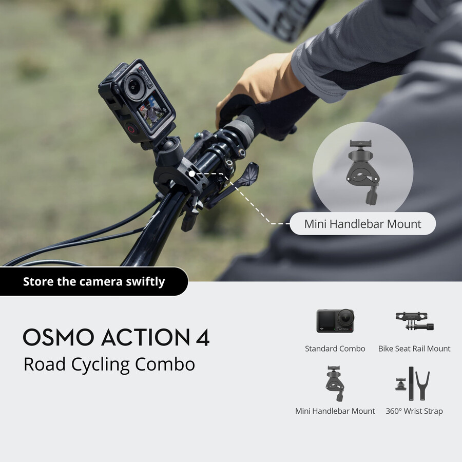bundle cyclisme sur route osmo action 4