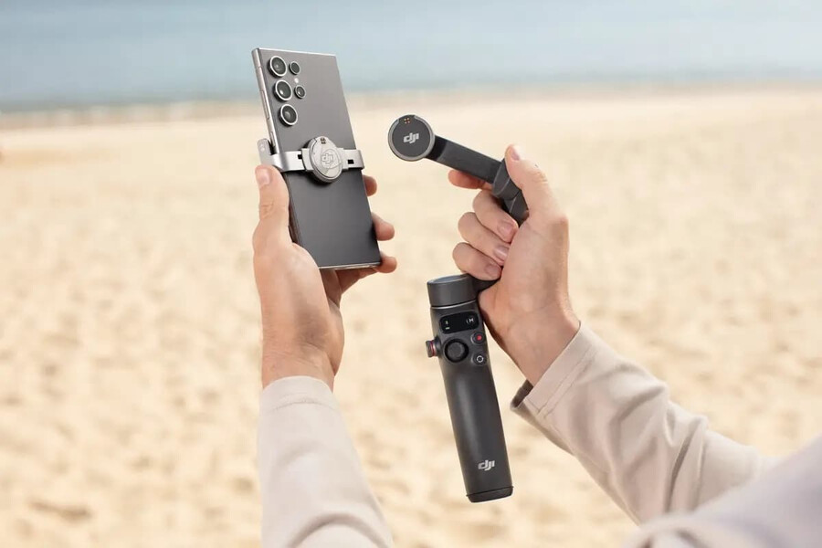 bride de smartphone magnétique pour gamme dji om 7
