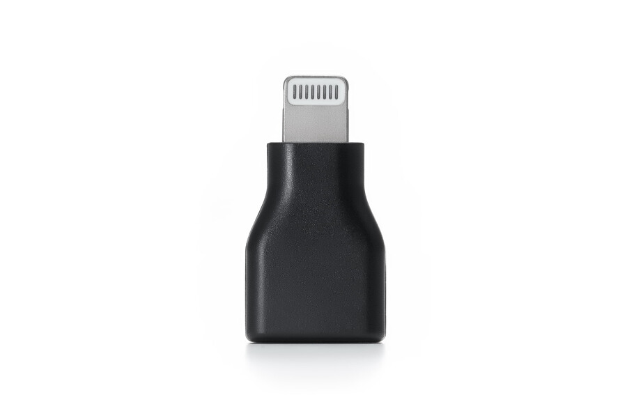 adaptateur de récepteur mobile pour gamme dji mic usb-c vers lightning