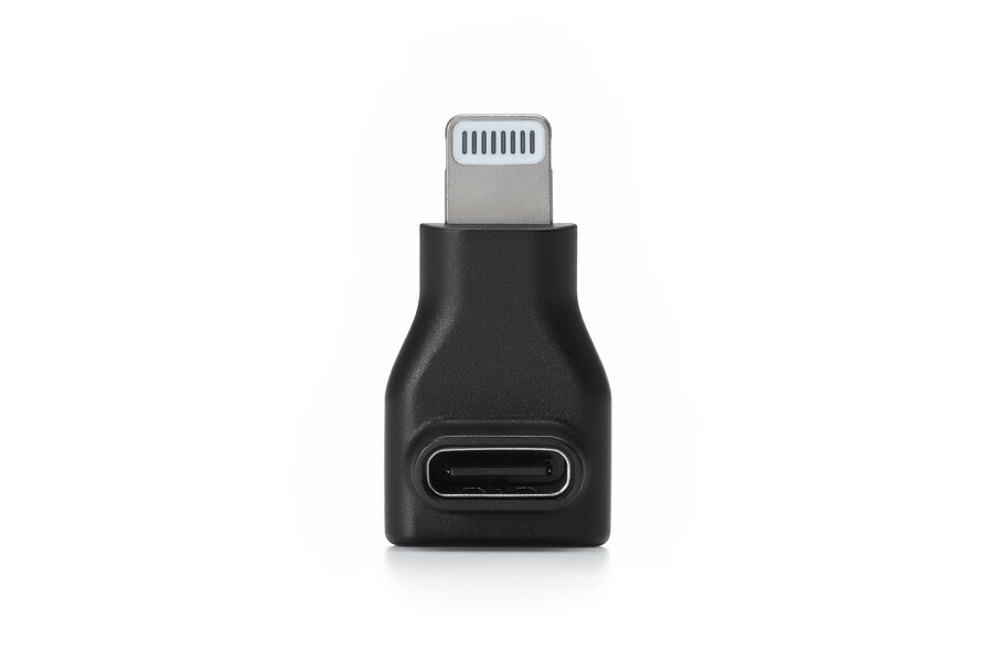 adaptateur de récepteur mobile pour gamme dji mic usb-c vers lightning