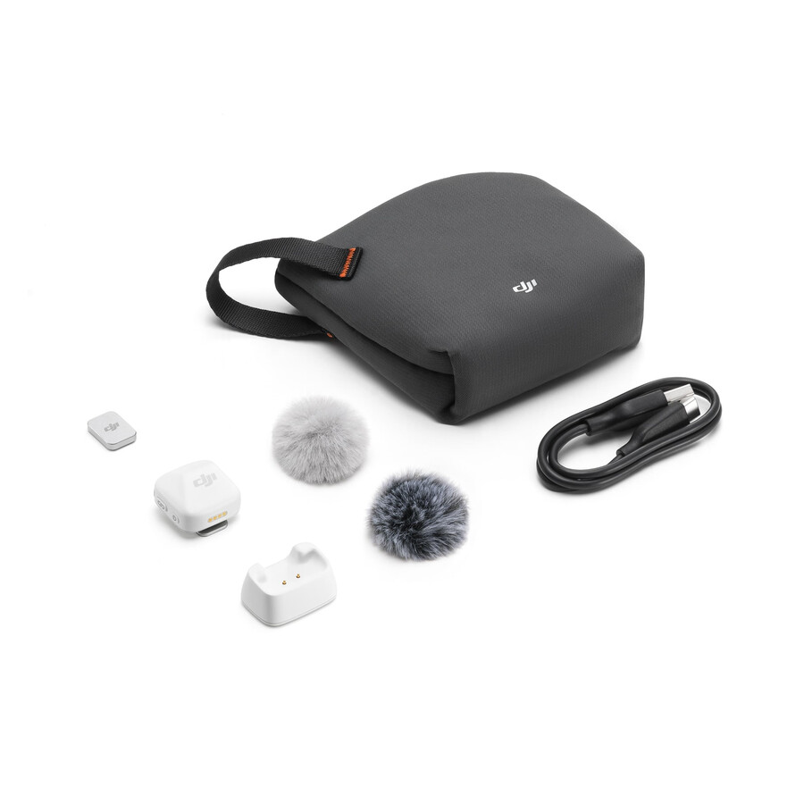 Émetteur dji mic mini blanc arctique