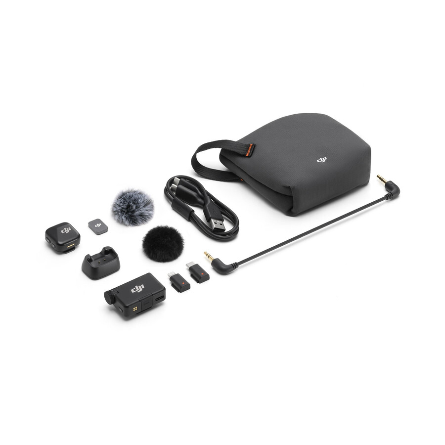 dji mic mini 1 tx 1 rx adaptateur pour téléphone mobile lightning