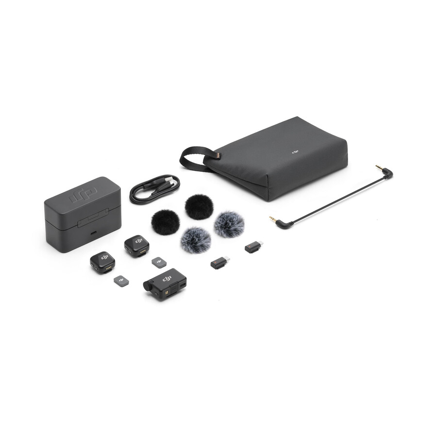 dji mic mini 2 tx 1 rx boîtier de recharge adaptateur pour téléphone mobile lightning